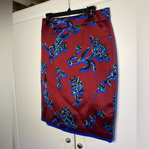 J. Crew Collection Silk Wool Floral Pencil Skirt - Picture 2 of 11